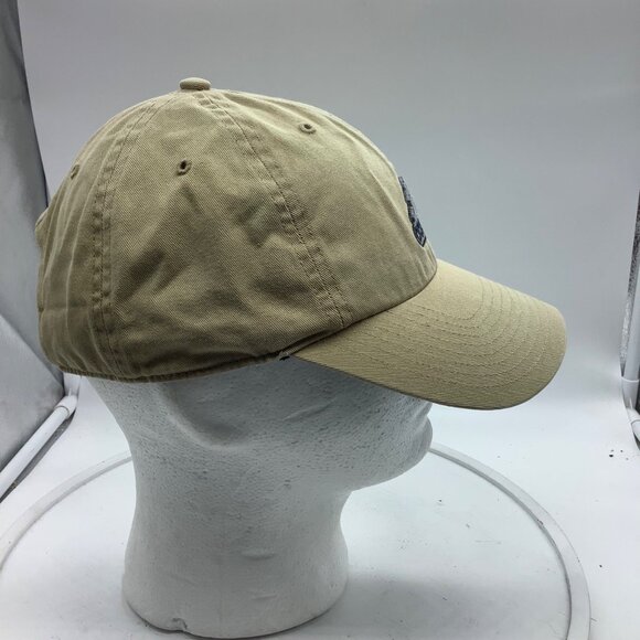 Adidas Tan Adjustable 100% Cotton Baseball Cap Tan Embroidered Logo One Size - Picture 5 of 8